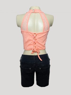 Crop Top Estilo Corset