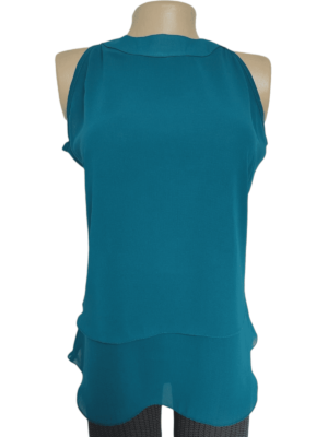 Blusa a la cadera cuello halter