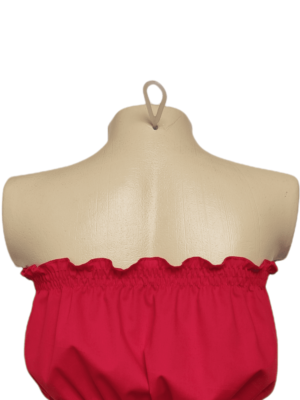 Crop top strapless resortado